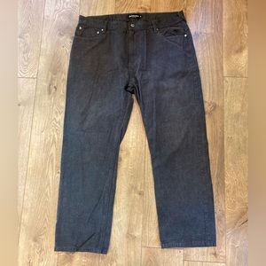 Betabrand men’s gray jeans, size 34